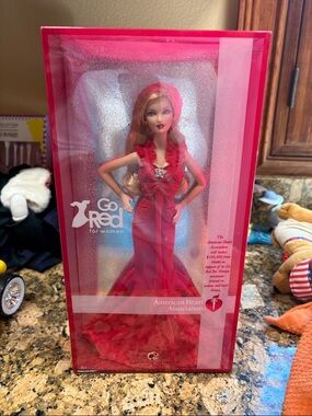 Barbie Go Red for Women Doll in Red Gown